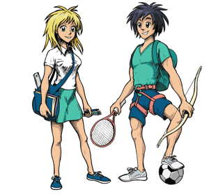 Lingue e sport corsi estivi scuole medie 2025 personaggi 2