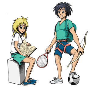 Lingue e sport corsi estivi scuole medie 2025 personaggi