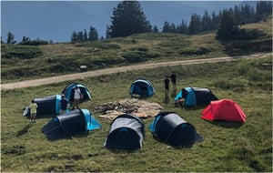 Corsi estivi con notte in tenda